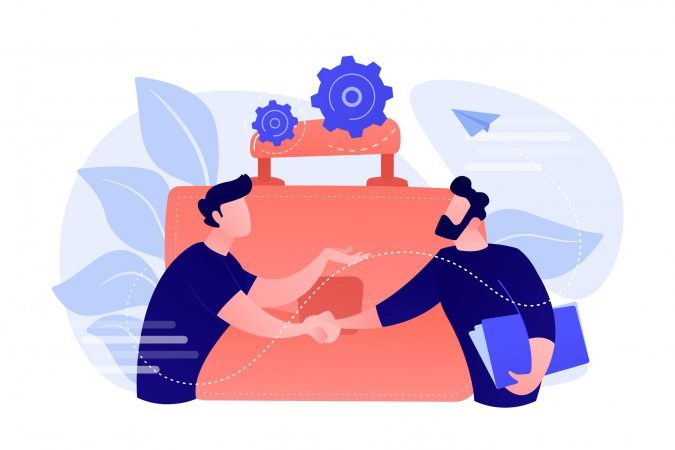 Partnership concept vector illustration. Partnership concept vector illustration.