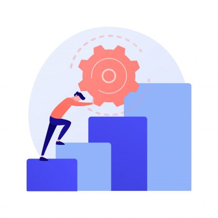 Persistence abstract concept vector illustration. Persistence abstract concept vector illustration.