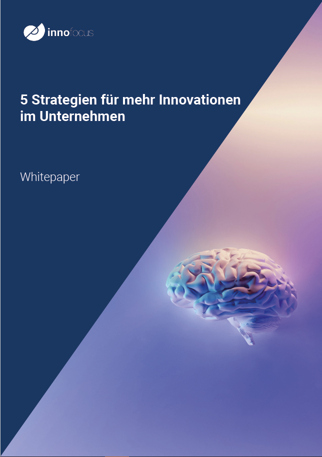 Deckblatt Whitepaper: 5 Strategien für mehr Innovation